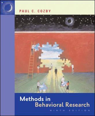 Book cover for Methods in Behavioral Research with PowerWeb