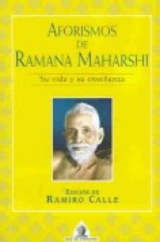 Cover of Aforismos del Ramana Maharsi