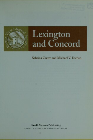 Cover of Lexington and Concord