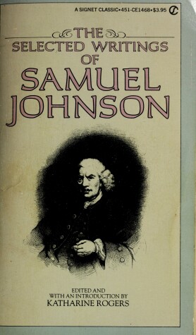 Book cover for Johnson Samuel : Selected Writings:Johnson (Sc)