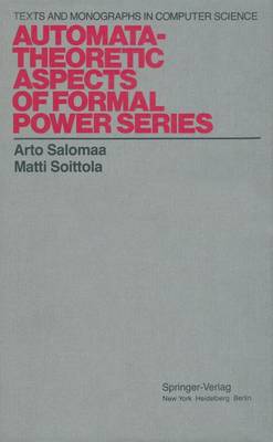 Book cover for Automata-Theoretic Aspects of Formal Power Series