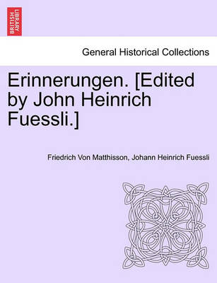 Book cover for Erinnerungen. [Edited by John Heinrich Fuessli.] Dritter Band