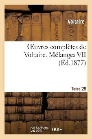 Cover of Oeuvres Completes de Voltaire. Melanges,07