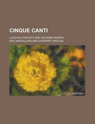 Book cover for Cinque Canti