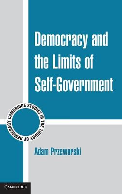 Book cover for Democracy and the Limits of Self-Government