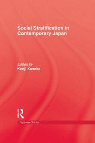 Cover of Social Stratification In Japan