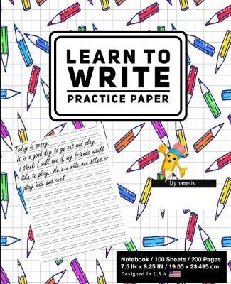 Book cover for Learn to Write Practice Paper