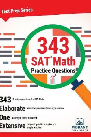 Cover of 343 SAT Math Practice Questions