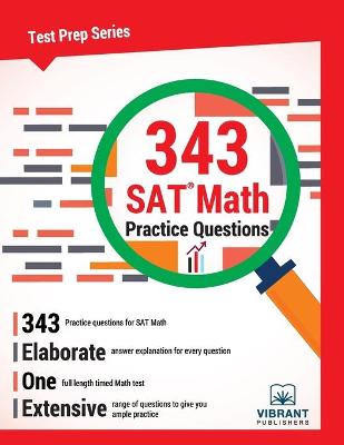 Book cover for 343 SAT Math Practice Questions