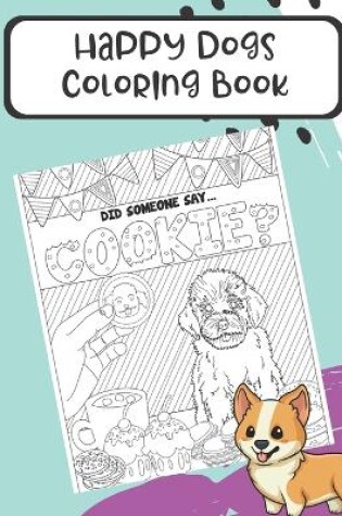 Cover of Happy Dogs Coloring Book