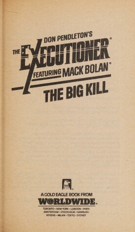 Book cover for The Big Kill