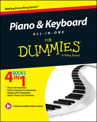 Book cover for Piano and Keyboard All-in-One For Dummies