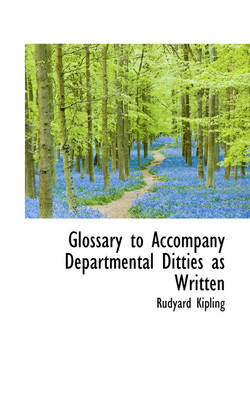 Book cover for Glossary to Accompany Departmental Ditties as Written