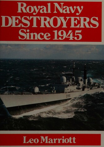 Book cover for Royal Navy Destroyers Since 1945