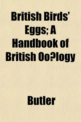 Book cover for British Birds' Eggs; A Handbook of British Oölogy