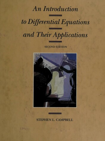 Book cover for An Introduction to Differential Equations and Their Applications