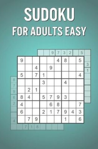 Cover of Sudoku For Adults Easy