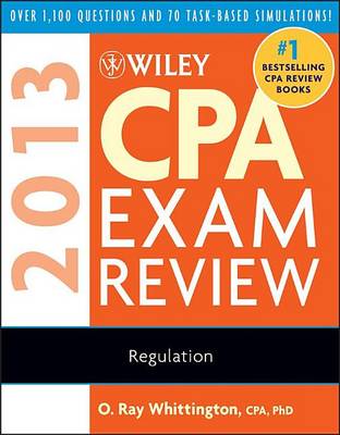 Book cover for Wiley CPA Exam Review 2013, Regulation