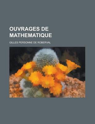 Book cover for Ouvrages de Mathematique