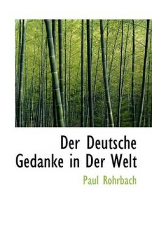 Cover of Der Deutsche Gedanke in Der Welt