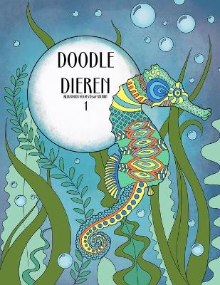 Book cover for Doodle Dieren Kleurboek voor Volwassenen 1