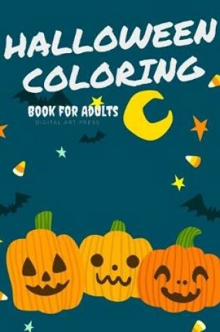 Cover of Halloween Coloring Book for Adults