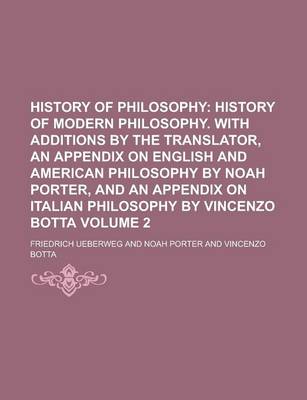 Book cover for History of Philosophy Volume 2