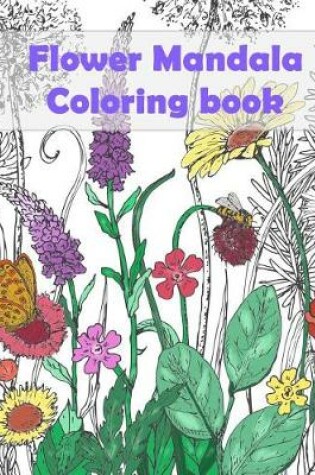 Cover of Flower Mandala Coloring Book