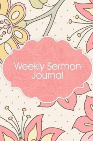 Cover of Weekly Sermon Journal