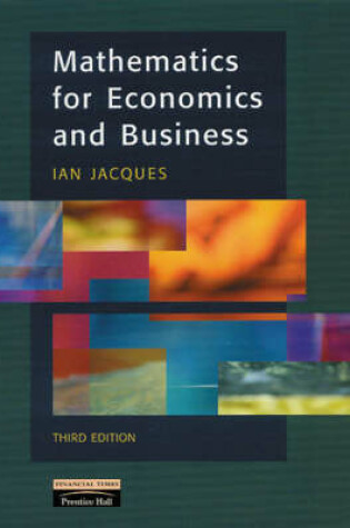 Cover of Mathematics for Economics and Business with                           Economics European Edition with Pin Card Euro Website Access