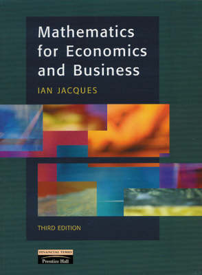 Book cover for Mathematics for Economics and Business with                           Economics European Edition with Pin Card Euro Website Access