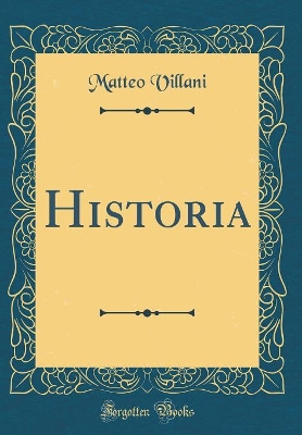 Book cover for Historia (Classic Reprint)