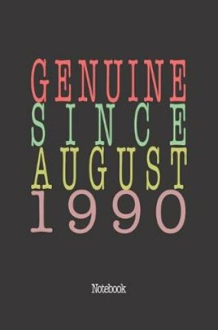 Cover of Genuine Since August 1990