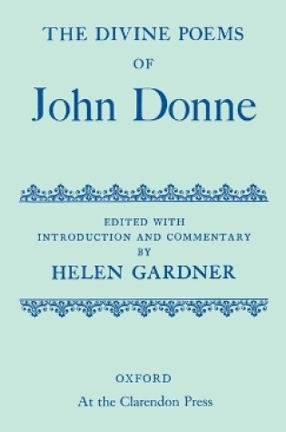 Cover of The Divine Poems of John Donne