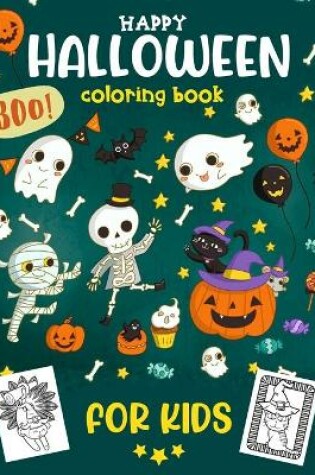 Cover of Happy Halloween Coloring Book for kids