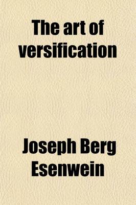 Book cover for The Art of Versification