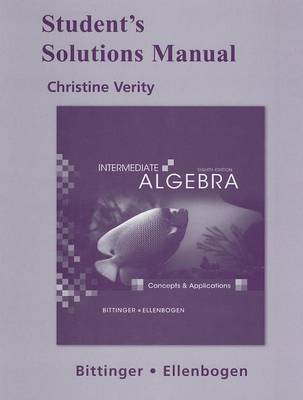 Book cover for Student Solutions Manual for Intermediate Algebra