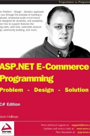 Cover of ASP.NET E-commerce Programming