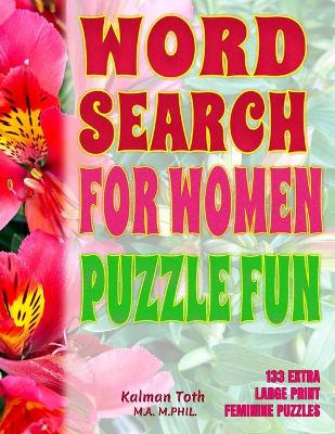 Book cover for Word Search For Women Puzzle Fun