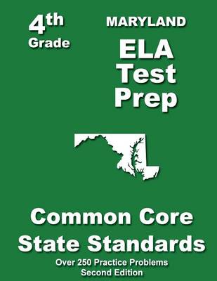 Book cover for Maryland 4th Grade ELA Test Prep