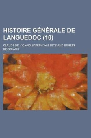 Cover of Histoire Generale de Languedoc (10)