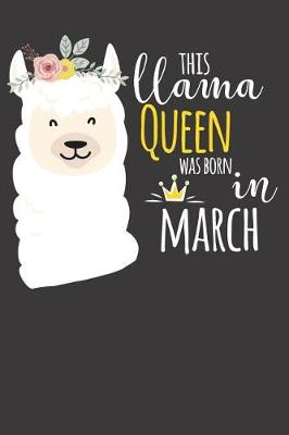 Book cover for This Llama Queen was Born in March