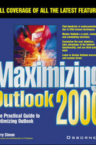Cover of Maximizing Outlook 2000