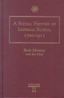 Book cover for A Social History Of Imperial Russia, 1700-1917 2 Volume Set