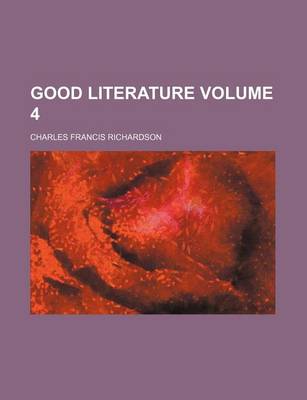 Book cover for Good Literature Volume 4