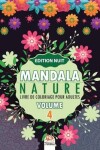 Book cover for Mandala nature -Volume 4 - Edition nuit