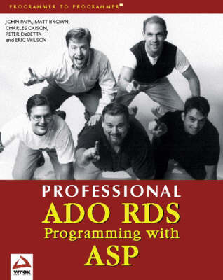 Book cover for Professional Ado Rds Programming with Asp