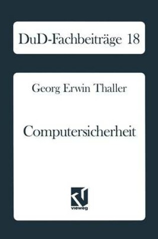 Cover of Computersicherheit