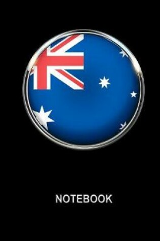 Cover of Notebook. Australia Flag Cover. Composition Notebook. College Ruled. 8.5 x 11. 120 Pages.