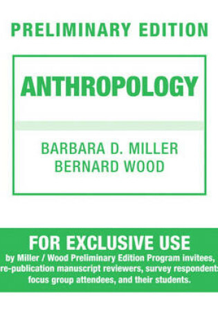 Cover of Anthropology, Preliminary Edition